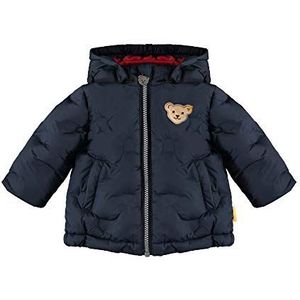 Steiff Baby-jongens met schattige teddybeer applicatie jas, Steiff Navy, 80 cm