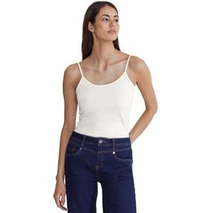 Street One Basic Straps Top Shirt voor dames, off-white, 46