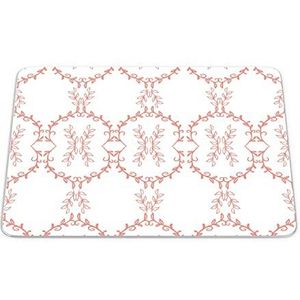 Bonamaison, Rechthoek digitaal bedrukte muismat, antislip onderkant, voor kantoor en thuis, afmetingen: 22x18 cm