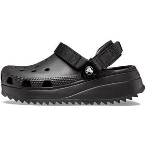 Crocs Classic Hiker Clog, uniseks, volwassenen, zwart/zwart, 39/40 EU, Zwart