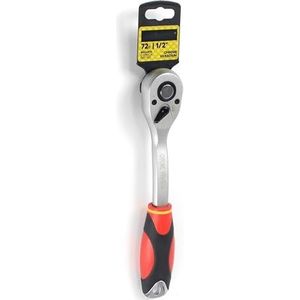 Ratel 1/2 inch, 72 tanden, van CRV-staal, ideaal voor werkzaamheden met hoge sterkte en duurzaamheid, perfect voor monteurs en bricolators
