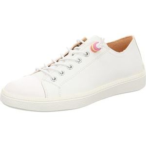 Think! dames TURNA chromfrei gegerbte nachhaltige Halbschuhe, BIANCO/KOMBI 1000