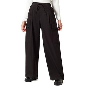 Replay Relaxed fit cargobroek voor dames, 098 Black, 24W