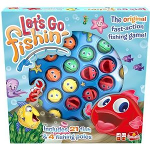 Goliath Let’s Go Fishin’ Original, Bordspel Voor Kinderen Vanaf 3 Jaar, Visspel en Hengelspel voor 1 tot 4 Spelers