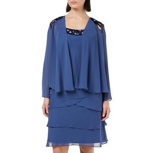 Gina Bacconi Verfraaide gelaagde paillettenjasjurk, cocktailjurk, Bruiloft, 38