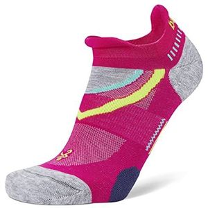 Balega Ultraglide sokken voor dames, Elektrisch Roze/Midgrey, Large