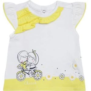 Chicco T-shirt met korte mouwen voor meisjes en meisjes, 034, 74 cm