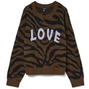 Vero Moda - Gebreide Trui - Regular Fit - Ronde Hals - Lange Mouwen