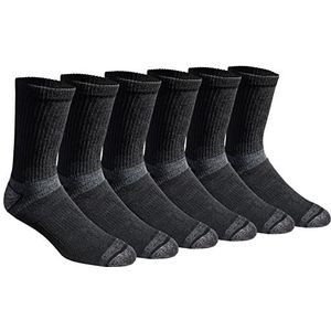 Eddie Bauer Men's Socks Herensokken, zwart (6 paar)., Large