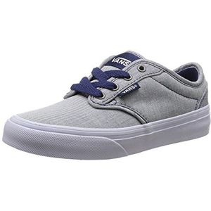 Vans Y Atwood, Low-Top Sneakers voor kinderen, Blauw Textiel Patriot Blauw Wit, 32.5 EU