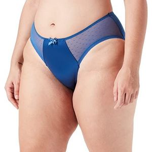 HUBER Dames huiddicht Micro Dots Slip, Sailer Blue, Standaard