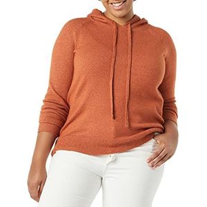 Amazon Essentials Soft Touch Pullover met capuchon voor dames, karamel, XXL
