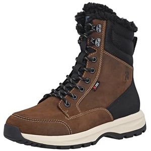 Rieker - U1672 - Veterlaarzen - Bruin - Suède - Warm Gevoerd