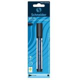 Schneider Maxx 290 marker (voor whiteboards en flipcharts, ronde punt 2-3 mm lijndikte, droog uitwisbaar, krachtig en kleurintensief) 1 blisterkaart, zwart