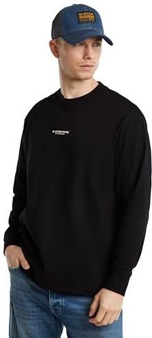 G-Star - D25078-C336-6484 - T-shirt - Zwart - Boxy - Lange Mouwen - Biologisch Katoen