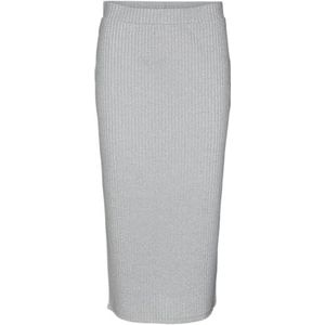 VMCORA HW Calf Skirt JRS Boo GA, Griffin/detail: zilver Lurex Melange, M