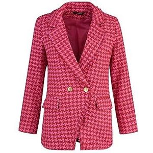 Trendyol Dames Breekijzer Lange Mouwen Regular Blazerjas Blazer, fuchsia, 32