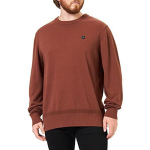 G-STAR RAW Heren Premium Core r Knit Pullover Sweater, Brown (Chocolate Lab C560-D312), XXL