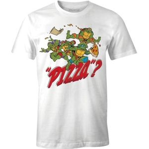 Tortues Ninja METMNTDTS017 T-shirt, wit, XL, Wit, XL