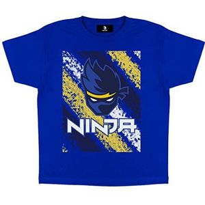 Ninja Symbol T-shirt, Meisjes, 116-164, Königsblau, Officiële Koopwaar