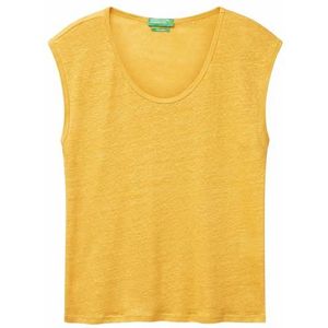 United Colors of Benetton T-shirt voor dames, Geel, M