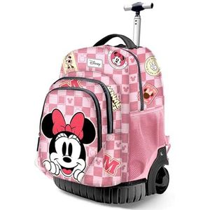 Disney Minnie Mouse Journey-FAN GTS Trolley Rugzak, roze, 32 x 47 cm, inhoud 30 l, Roze Minnie Mouse, Eén maat, FAN GTS Trolley Rugzak