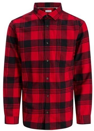 Jjjames Buffalo Shirt Ls, true red, L