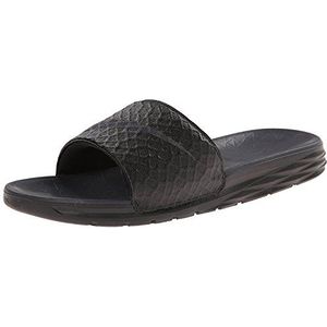 NIKE Benassi Solarsoft Athletic sandaal voor heren, Zwart Zwart Antraciet 091, 37.5 EU
