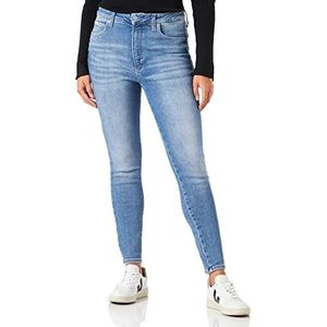 Calvin Klein High Rise Super Skinny enkelbroek voor dames, Denim licht, 26W