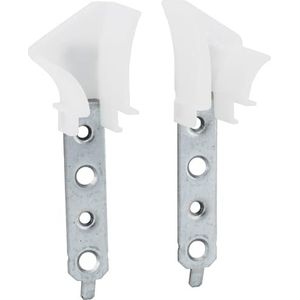 cyclingcolors 2 x traditionele rolluiken of tunnel tunnel voor 7 tot 9 mm lamellen, 4-gaats trechter, geleiderail, universele bescherming, raamgordijn