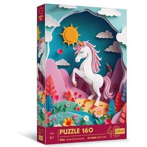 Trefl - Eenhoorn - 3D-Puzzel - 160 Stukjes - 410 x 275 mm