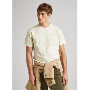 Pepe Jeans Jacko jas voor heren, Beige (Ivoorwit), XS