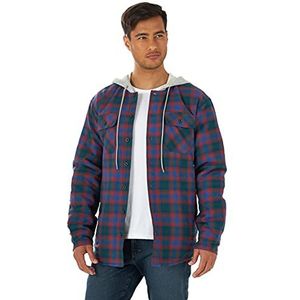 Wrangler - Flanellen Overhemd - Blauw/Rood - Lange Mouwen - Voor Heren