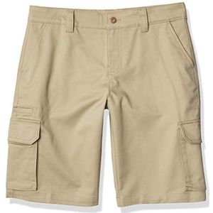 Dickies Women's 11"" Relaxed Stretch Cargo Shorts, Desert Sand, 8