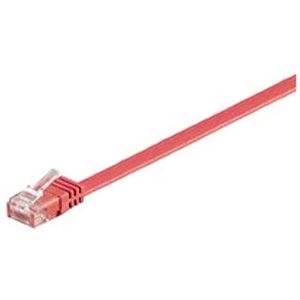 Microconnect V-UTP6015R-FLAT netwerkkabel 1,5 m Cat6 U/UTP (UTP) rood - netwerkkabel (1,5 m, Cat6, U/UTP (UTP), RJ-45, RJ-45, rood)