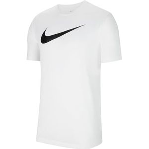 Nike Heren Short Sleeve Top M Nk Df Park20 Ss Tee Hbr, Wit Zwart, CW6936-100, 2XL
