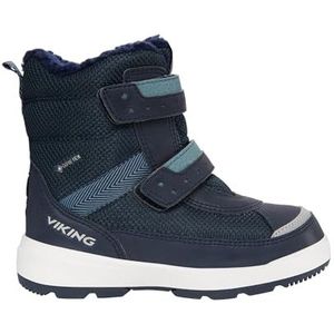 Viking Play Reflex Warm GTX 2 V sneeuwlaarzen, uniseks, kinderen, Marineblauw, houtskool, 33 EU Ancho