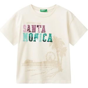United Colors of Benetton T-shirt, Wit, 130