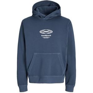 JACK & JONES Jcosignal Wash Sweat Hood, titanium, L
