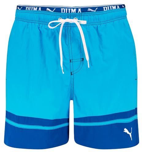 Puma - Colour Block Mid - Zwembroek - Sneldrogend - 1-Pack