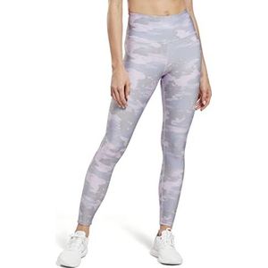 Reebok Vrouwen Workout Ready Camo Leggings, Violet Haze, XS