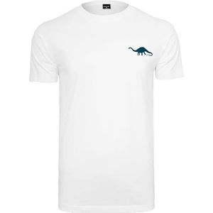 Mister Tee Jurassic T-shirt voor dames, wit, L