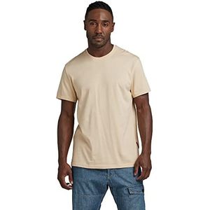 G-STAR RAW Heren Back gr RAW T T-shirt, beige/kaki (postbag D23160-336-1868), S, beige/kaki (postbag D23160-336-1868), S
