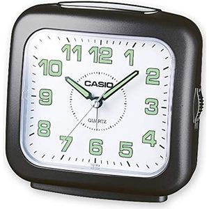 Casio - TQ-359-1EF - Alarm Clock - Kwartsuurwerk - Analoog - Alarm - Armband leer zwart