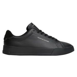 Tommy Hilfiger - FM0FM05367 - Leren Sneakers - Zwart - Casual