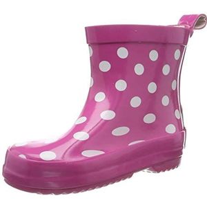 Playshoes Uniseks halfhoge laarzen voor kinderen met punten, Pink, 27 EU