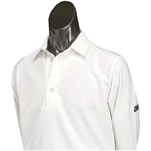 GUNA4|#Gunn & Moore Heren Maestro Cricket Shirt - Wit, GROOT VOLWASSEN