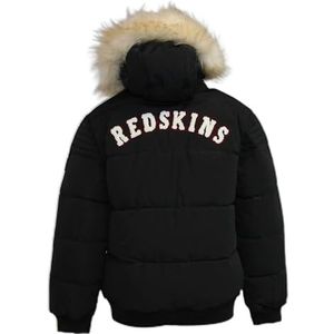 REDSKINS JUNIOR Fleece Jack Warme Jas Hoodies Donsjack Winter Regenjas Kleding Kinderen Jongen Meisje Model 1093 Zwart Maat 10 jaar