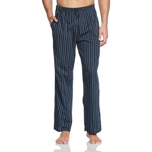 Schiesser Lange pyjamabroek voor heren, zwart (001-blauwzwart), 52