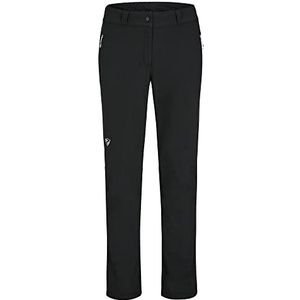 Ziener TALPA Softshellbroek voor dames, ski/skitour/outdoor, winddicht, elastisch, functioneel, zwart, 44